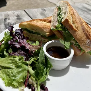Ham and Swiss Baguette