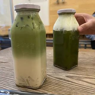 Matcha on Rock