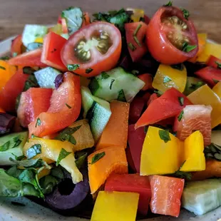 a bowl of mixed vegetables