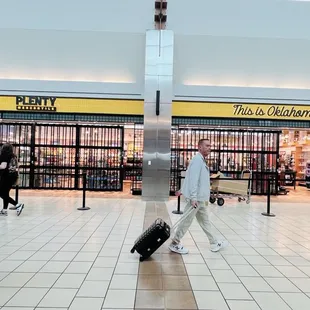 Airport Store opening on its first day!