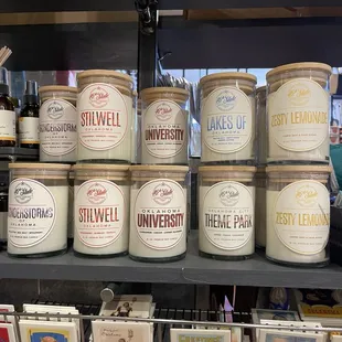 Local 46th State candles- check out Thunderstorm.