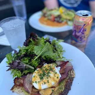 Bacon Avocado and Poached Egg