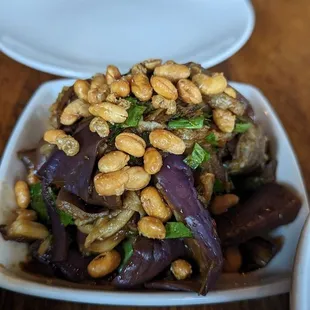 Spicy eggplant