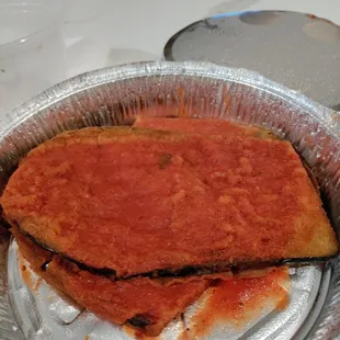 That's their large dinner portion! Not as pictured on their website menu