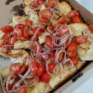 Not bruschetta , not at all what is pictured on their website menu