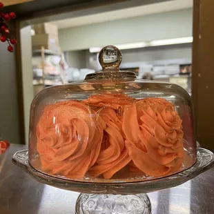 Beautiful and fresh made meringues