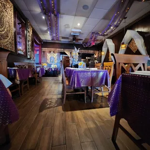 the interior of a restaurant