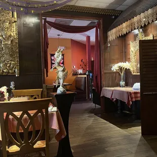 the interior of a restaurant