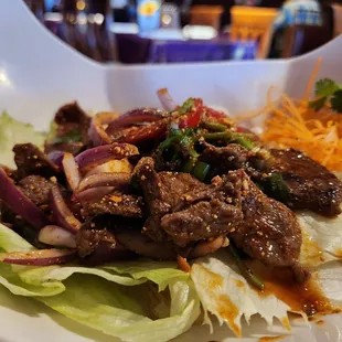Beef salad - delicious!