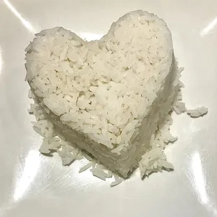 The best rice is heart shaped