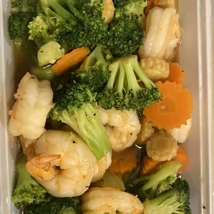 Oyster Sauce with Broccoli &amp; Shrimp