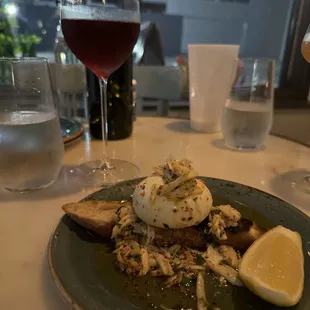 Crab toast