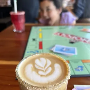 Butterscotch Kraken (and watermelon aqua fresca in the distance)