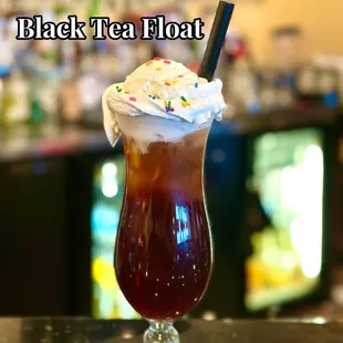 black tea float