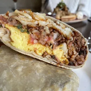 Sausage Egg &amp; Potato Burrito