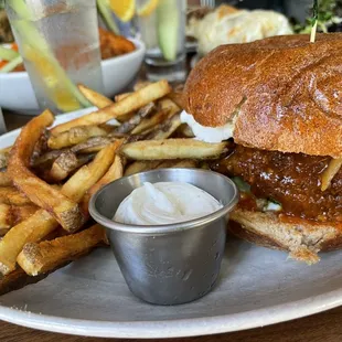 Buffalo Portobello Burger