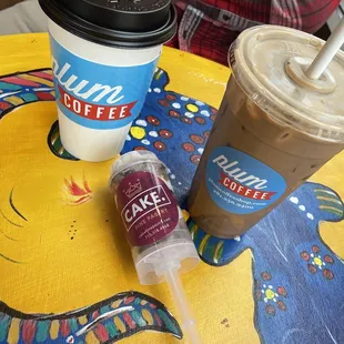 We ordered the hot Snickerdoodle with reduced amount of syrup &amp; iced caramel mocha with oat milk. Delicious!