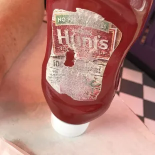 Doesn't ANYONE think Plum Crazy diners habit of refilling and reusing the catsup bottles is disgusting?