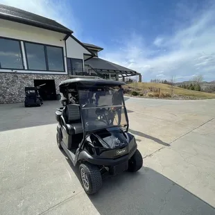 ClubCar with rain cover