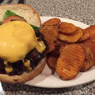 Hawaiian Cowboy Burger. Nailed the med-rare temp!