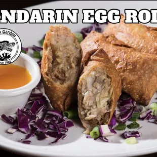 a plate of food with a dipping sauce