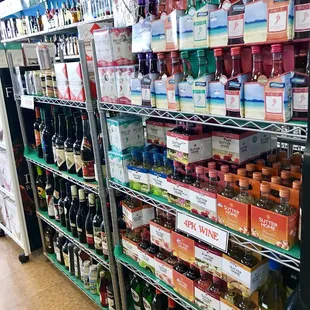 a wide selection of wines