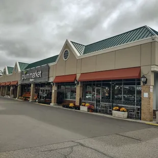 the front of the store