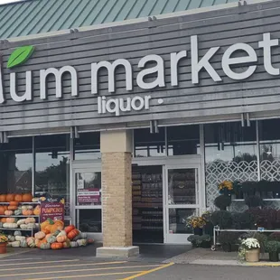 the front of the store