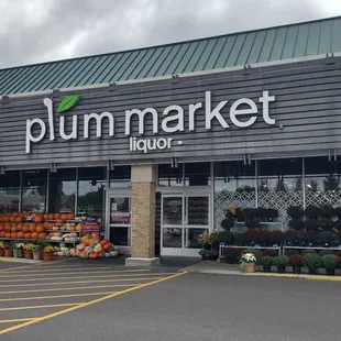 the front of the store