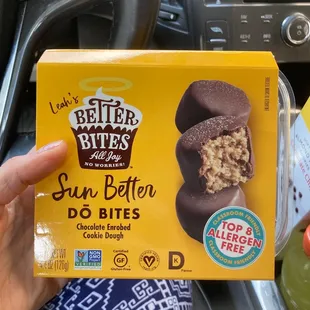 Sunflower seed butter chocolate bites
