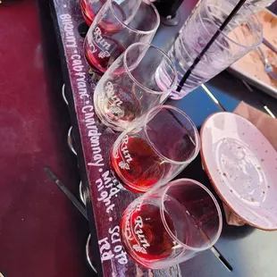 Flight of 6 with dinner