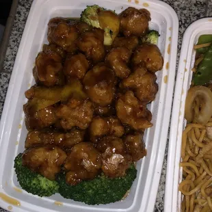 Orange chicken