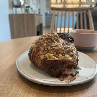 Ham and cheese croissant