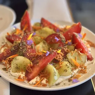 Cucumber & Plum Salad