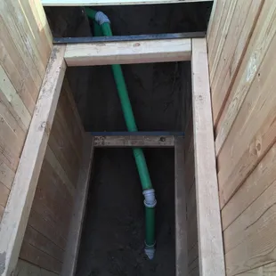 Sewer tap located at 412 Lead Ave. SE