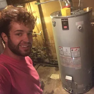 75 Gallon Bradford White Water Heater Install