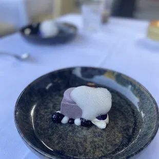 Blueberry mousse