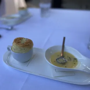 Black Pepper & Parmesan Souffle