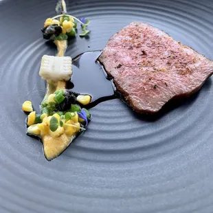 Melt in your mouth wagyu. Loved the corn as well to help lighten things up