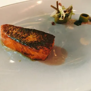 Slow Cooked Local King Salmon