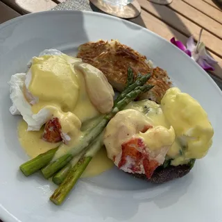 Sweet Butter Poached Lobster Benedict