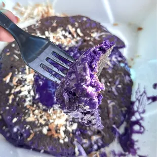 "UBE" (2)(Filipino Purple Yam Sensation) &amp; Coconut 'N Cream Pancakes