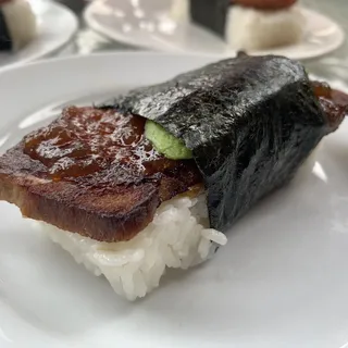 Seared Pork Belly, Avocado, Spinach & Tomato Benedict