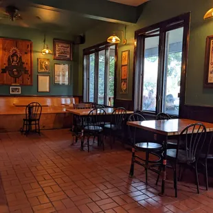 the interior of a restaurant