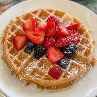 Northwest berry waffle / $17