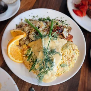 Dungeness Crab Omelet