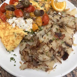 Spinach and Feta Omelette