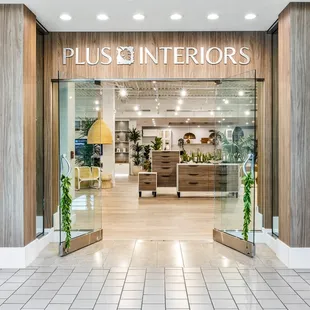 Plus Interiors showroom at Kahala Mall, Honolulu, HI. Locally made in Hawaii.