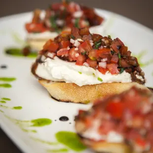 Bruschetta with Burrata Cheese