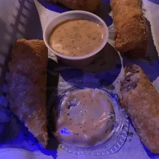 Philly Cheese Egg Rolls